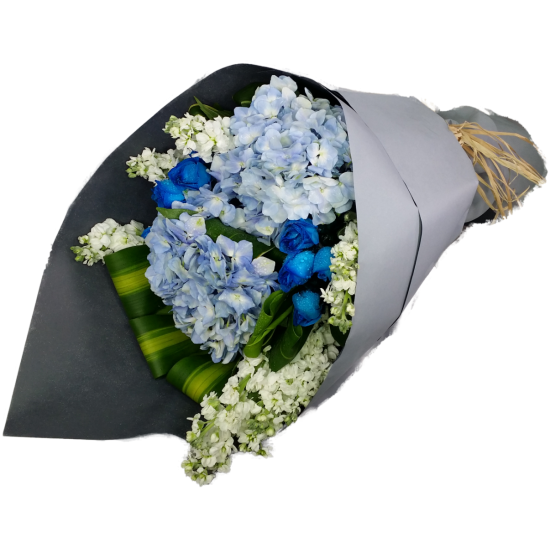 Blue Flowers Bouquet