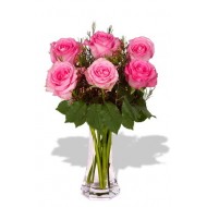 6 Rose Vase Bouquet